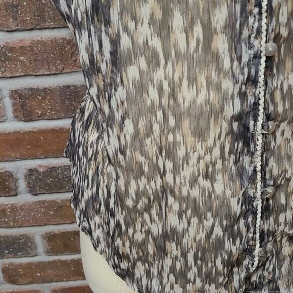 Converse Sheer Button Down Shirt - Picture 3 of 6